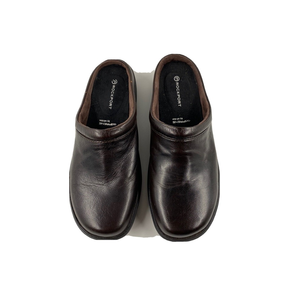 Rockport adiPRENE by Adidas Mules ES KIRI MT Dark Brown,‎ Womens Size 7.5